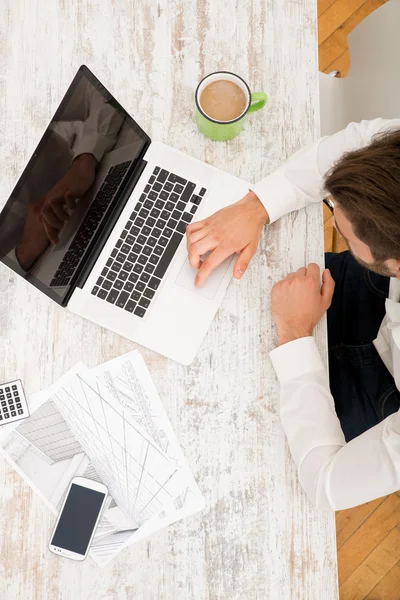 Working at home — Stock Photo, Image